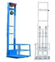 Elevador Eléctrico Pequeño y Sencillo, Plataforma de Elevación de Carga para Interiores y Exteriores, Almacenes y Hogares