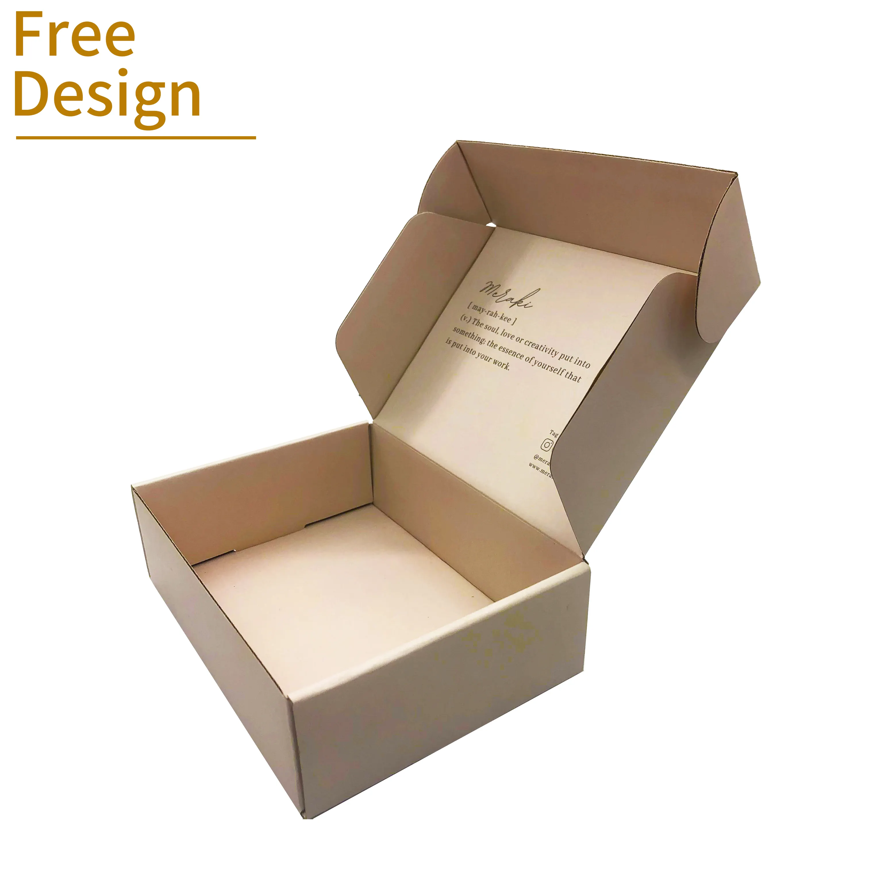 Großhandel benutzer definierte Kleidung Verpackung Mailer Box kostenlose Design Probe Versand Pappe Cartom für Baby kleidung Mail Brief Versand