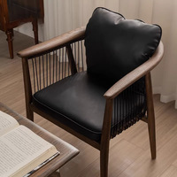 Ensemble de chaises de salle à manger modernes pour restaurant, café de luxe, mobilier de café, chaises de table, chaise de salle à manger en bois noir de luxe