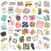 Pegatinas decorativas personalizadas de BOCE, estilo caricatura, únicas, creativas, para cuadernos DIY.