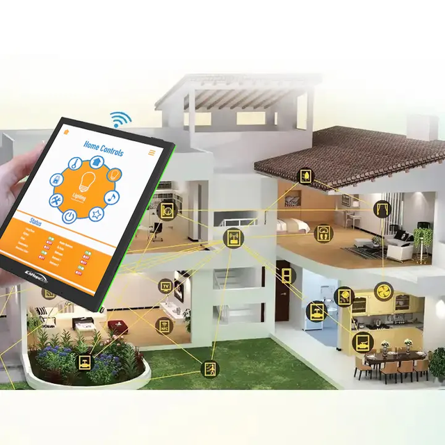 Wall Mount Smart Home Matter Thread Wifi 9.7 Inch High Definition Android 13 POE Automation Device Control Panel