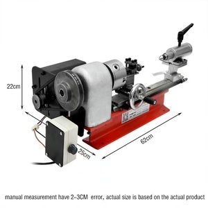 Torno de madera pequeño automático de alta precisión, máquina de torneado, torno Manual de Control numérico <span class=keywords><strong>Micro</strong></span> Horizontal multifunción - Product Image 5