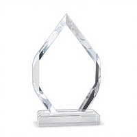Trophée en cristal personnalisé gravé pour la reconnaissance d'entreprise, cadeau de remerciement pour les employés, ornement décoratif