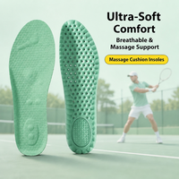 Semelles intérieures en mousse à mémoire de forme PU, absorbant l'humidité et respirantes, pour baskets, mocassins et bottes de travail