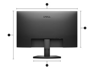จอคอมพิวเตอร์สำนักงานขนาด 24 นิ้ว FHD IPS Panel 100Hz ป้องกันแสงสีฟ้าแบบฮาร์ดแวร์ 72%NTSC รุ่น D2421H อัปเกรดจาก SE2425HM - Product Image 3