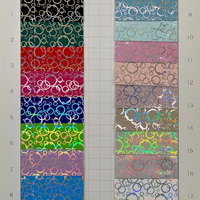 Cuir synthétique PVC imperméable et résistant à l'abrasion, motif pailleté imprimé spécial, 0,6-1,0 mm, pour trousses, sacs et cahiers