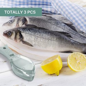Écailleur de poisson en plastique avec design compact et durable - Product Image 6