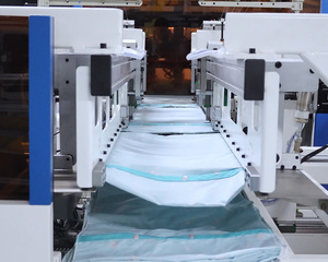 Tự động phong bì gối Bìa Máy tích hợp cắt may 450pcs Giờ Hiệu Quả 0.6MPa áp suất không khí - Product Image 5