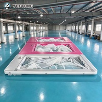 Nouvelle Arrivée Yuetong : Bateau Gonflable Flottant, Toboggan de Piscine avec Filet, Plateforme de Quai Gonflable, Piscine Gonflable