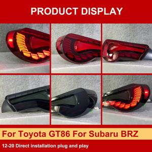 J ONE Nuevo Diseño de Luces Traseras Gt86, Luces Traseras GTS para Toyota GT86 para Subaru BRZ 2012-2020, Luces Traseras Transparentes Gt86 - Product Image 5
