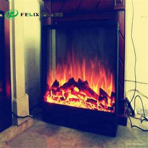 Panel de Vidrio Templado Transparente Resistente al Calor de 4 mm, Sólido, Industrial, de FELIX, para Puertas de Chimenea, Garantía de 3 Años - Product Image 1