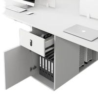 Nouveau bureau en bois moderne, durable et simple avec tiroir à dossiers pour poste de travail d'employé, école, hôpital, hôtel