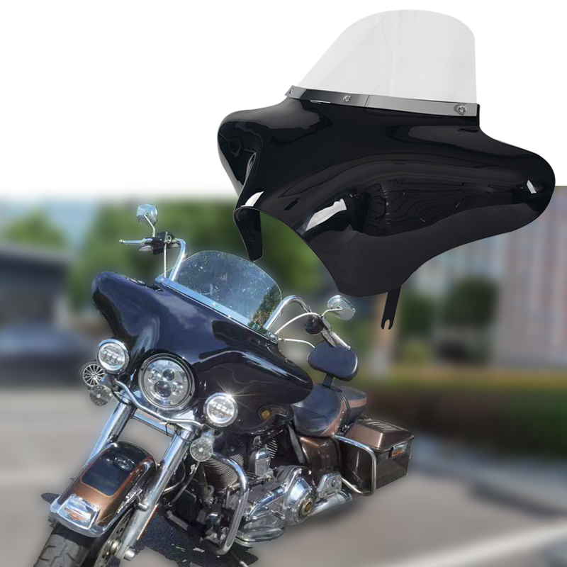 Best Selling Harley Road King Batwing Fairing Black ABS Plastic