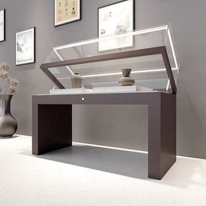 Bảo tàng trưng bày trường hợp đồ cổ đồ trang sức triển lãm Tủ thủy lực quầy kính tùy chỉnh tủ trưng bày - Product Image 3