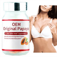 Comprimés à croquer d'enzyme de papaye Ausreson OEM Plus, complément alimentaire, enzyme de papaye originale à croquer