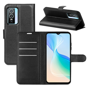 WEIOU Custodia Portafoglio In Pelle PU Con Magnetica Per VIVO Y76 5G - Cover A Libro Con Slot Per Carte E Funzione Supporto, Colore Marrone