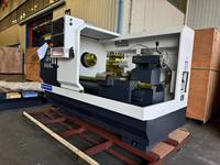 Torno Horizontal CNC CK6160 de Alta Calidad, de Bancada Plana, con un Solo Husillo, Alta Precisión, Control CNC GSK/Fanuc, de Trabajo Mediano, con Certificación CE