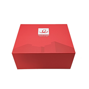 Custom Recyclable Cardboard Packing Folding Gift Box Magnetic <b>Paper</b> Box Packaging With Raffia - Product Image 3