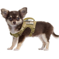 Gilet militaire pour petits animaux de compagnie, accessoire tactique réglable pour chiens et chats, robuste, entraînement d'animaux, vente en gros, nouvelle collection