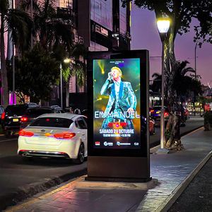 Totem Digitale Personalizzato 4K per Stazioni degli Autobus, Città Intelligenti, Segnaletica Digitale per Esterni, Pannello Pubblicitario LCD, <span class=keywords><strong>Display</strong></span> <span class=keywords><strong>Touch</strong></span> Screen, Chiosco per Menu - Product Image 2