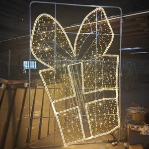 Vanmetta 사용자 정의 높이 150cm 200cm 250cm 300cm Led 장대 장착 크리스마스 장식 2D 크리스마스 천사 모티 조명 - Product Image 4