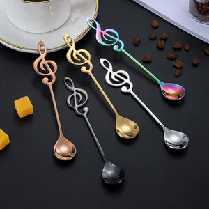 Cucharillas de recuerdo promocionales para cantantes, cucharas para pastel de té y café, regalos novedosos para puerta de boda de acero inoxidable de buena calidad - Product Image 1