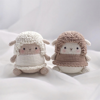 2024 nouveauté à la main Crochet petit mouton Amigurumi Animal jouet Crochet agneau