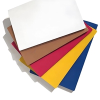 4 * 8ft Blanc Dibond pour Signe 3mm Acp Alucobond Personnaliser Couleur ACM Aluminium Composite Panneaux Usine Prix Pas Cher