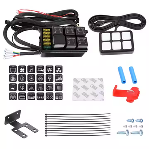 <span class=keywords><strong>Support</strong></span> de relais de <span class=keywords><strong>voiture</strong></span> 12V 6 Gang <span class=keywords><strong>Switch</strong></span> Panel on OFF Circuit Control Box Marine <span class=keywords><strong>Switch</strong></span> Pod Light Touch <span class=keywords><strong>Switch</strong></span> Box for Car Boat Truck - Product Image 4