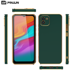 Funda Protectora para Cámara con Marco Plateado de Lujo, Cubierta Trasera para Teléfono con Diseño de <span class=keywords><strong>Cubo</strong></span> de <span class=keywords><strong>Rubik</strong></span>, TPU Esmerilado en Color Caramelo para Samsung Galaxy A03 - Product Image 5