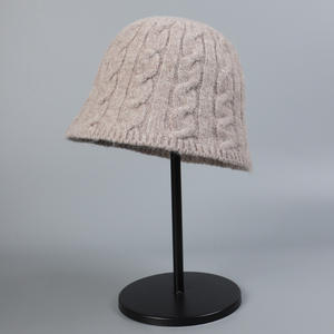 Nouveau Chapeau Bob Tricoté 2026 pour Femme, en Laine Douce, Effet Amincissant, Chapeau Bob Décontracté Automne Hiver - Product Image 3