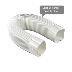 Cubierta para Tubos de Sistemas de <span class=keywords><strong>Aire</strong></span> <span class=keywords><strong>Acondicionado</strong></span>, Kit Decorativo de PVC para Mini Split y Bombas de Calor - Product Image 6