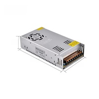 Fuente de Alimentación Conmutada LED de Amplio Rango de Voltaje de Entrada 110v y Bajo Voltaje de Salida 24v 360w con Certificaciones CE, FCC, RoHS, IP20 y 87% de Eficiencia