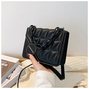 Bandolera de piel sintética de un hombro para mujer, bolso cruzado de lujo, 2023 - Product Image 4