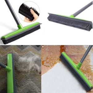 Portable Silicone Duty Pet Hair Remover Tapis Sol Télescopique <span class=keywords><strong>Balai</strong></span> Raclette Doux Nettoyage Pousser <span class=keywords><strong>Balai</strong></span> En Caoutchouc - Product Image 3