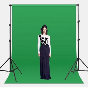 3x4m Live-Stream Video-Übertragung Film-Fotografie-Studio Hintergrundleinwand Foto-Selfie-Film Musselin Einfarbiger Hintergrund - Product Image 3