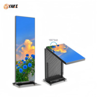 HD Gob P1.2 P1.53 P1.86 P2 P2.5 Indoor Foldable Led Poster Screen Display Portable Digital Banner Led Video Wall for Store