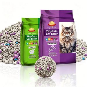 Litière pour chat anti-odeur, forte absorption, 99 % sans poussière, litière pour chat en bentonite grise, vente en gros - Product Image 1