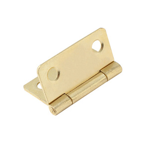 Furniture Hinge 1.5 Inch Wide Rounded Corner Metal Surface Mount Durable Retro Style - Product Image 4