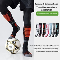 Chaussettes de compression en coton tricotées antidérapantes pour hommes, idéales pour l'entraînement, le football, le ski et le ski de fond (ODM)