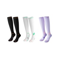 Chaussettes de compression en coton sans couture pour femmes - Fournisseur ODM - Chaussettes longues pour mollets pour usage sportif professionnel