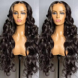Parrucche Frontali in Pizzo 13*4 all'Ingrosso, Capelli Vergini Brasiliani Ricci e Voluminosi, Parrucca Frontale HD 4*4 per Donne di Colore - Product Image 3