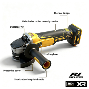Smerigliatrice Angolare Senza Fili con Motore Brushless, Velocità Regolabile, Alta Potenza per Taglio, Levigatura e Lucidatura, Uso Domestico e Fai-da-Te - Product Image 3