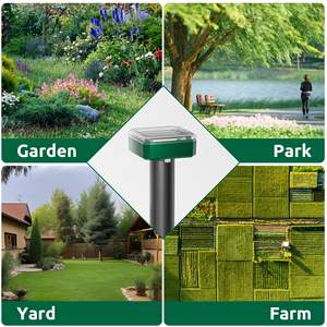 Ahuyentador Solar Ultrasónico de Topos, Ahuyentador de Roedores y <span class=keywords><strong>Serpientes</strong></span> para Exteriores, Resistente al Agua, Dispositivo Disuasorio para Gophers, Ratas y Otros Animales - Product Image 6