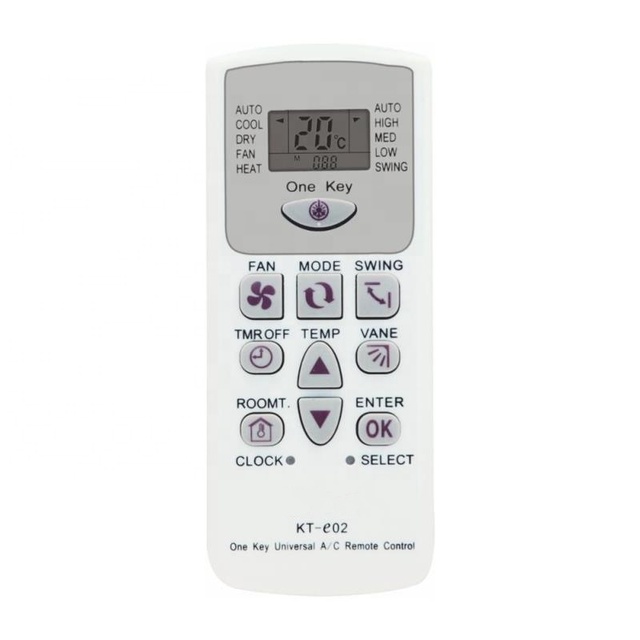 Universal Digital Air Conditioner Thermostat Remote Control Remote Temperature Control KT-E02