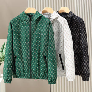 Giacca Casual da Uomo alla Moda con Cappuccio, Cappotto Autunnale Streetwear, Giacca in Pelle per Uomo - Product Image 4