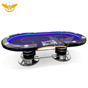 YH Mesa de Póker Texas Hold'em de Lujo Personalizada Mesa de Juego Pokertisch - Product Image 1
