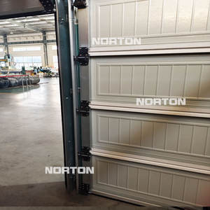 Fabricant de portes en gros Porte de <span class=keywords><strong>garage</strong></span> simple sectionnelle automatique Porte de <span class=keywords><strong>garage</strong></span> coulissante en acier - Product Image 3