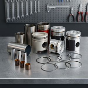 Recambios y Forros de Pistón de Aleación de Aluminio de Alta Calidad para Carnival (6 Cilindros) Marca LU con 1 Año de Garantía - Product Image 3