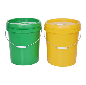 Barils en plastique PP colorés personnalisés de qualité alimentaire avec couvercles et seaux en plastique 1-25L - Product Image 4